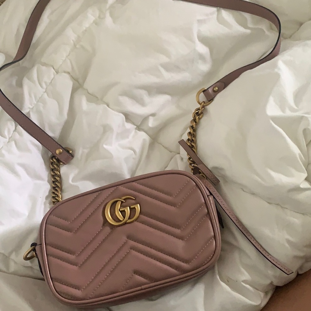 Gucci Mormont Mini in Dusty Pink
